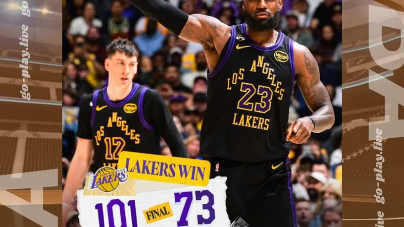 NBA｜比賽直接沒懸念！湖人把太陽打到當機
