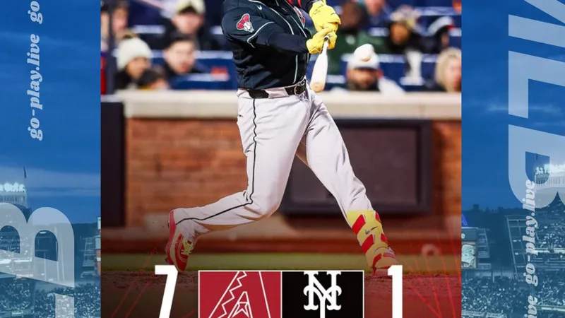 MLB｜響尾蛇後段暴衝 大都會直接被打穿