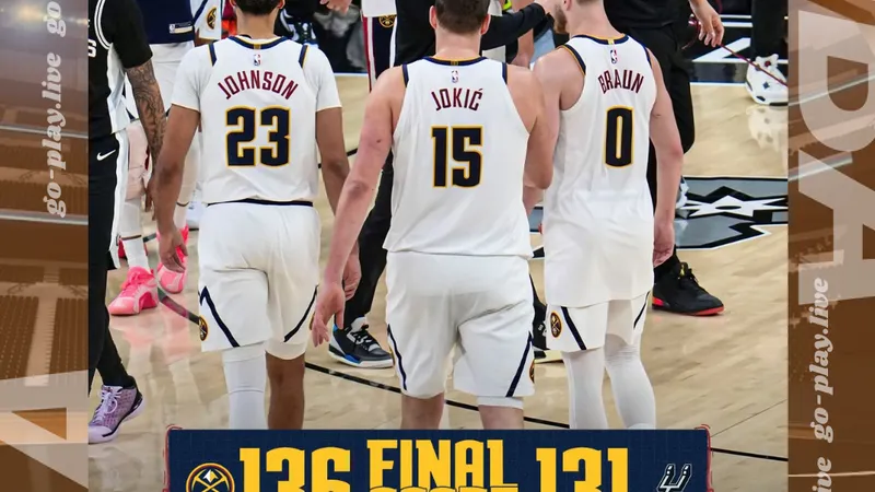 NBA｜穆雷37分＋約基奇再添大三元 金塊20分逆轉馬刺
