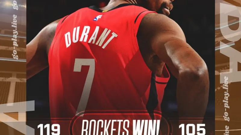 NBA｜火箭逆轉秀震撼全場！太陽完全擋不住