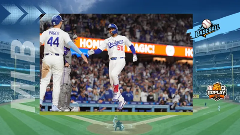 MLB｜道奇火力大爆炸！貝茲雙轟領軍15分痛宰洛磯
