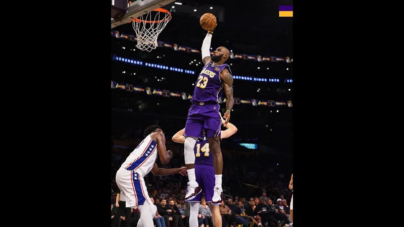 NBA｜恩比德復出！湖人終結對手連勝！詹姆斯末節10分、暴扣殺死比賽！