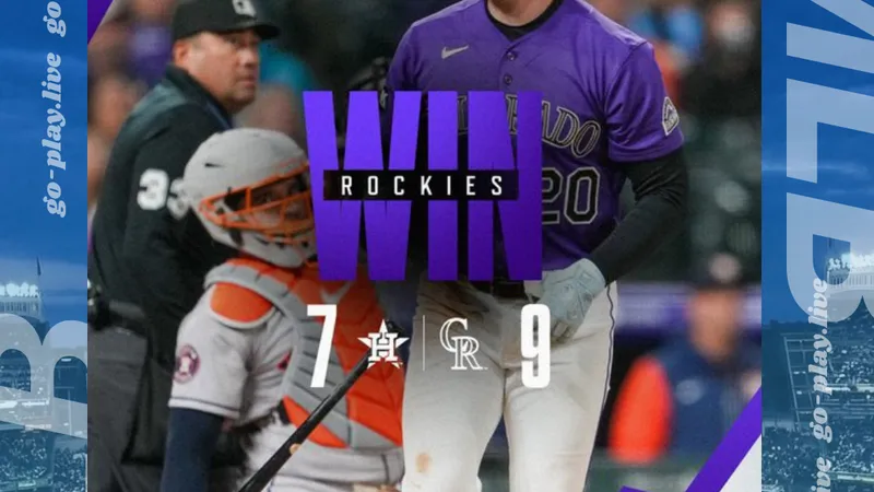 MLB｜落磯瘋狂反攻！太空人完全擋不住