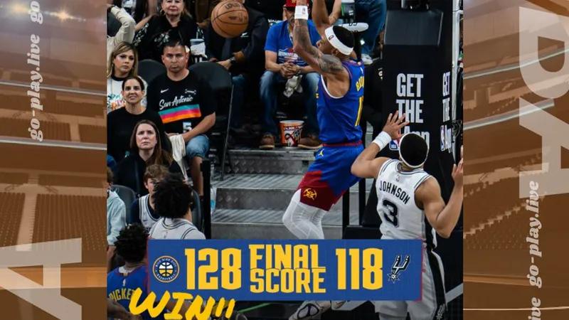 NBA｜Jokic一上來就定調 金塊穩穩收下第3種子